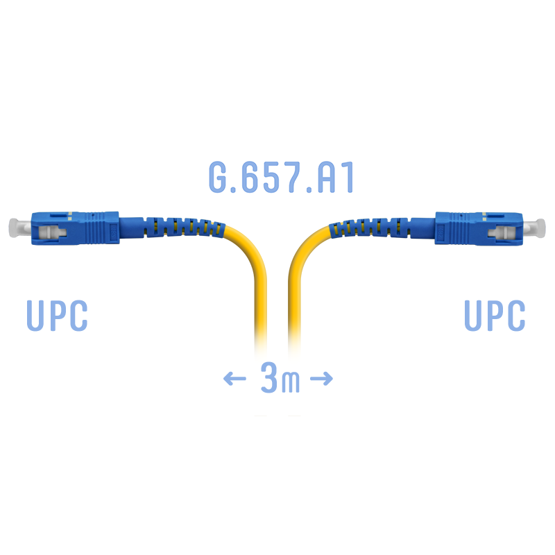 Патчкорд оптический SC/UPC SM G.657.A1 3 метра