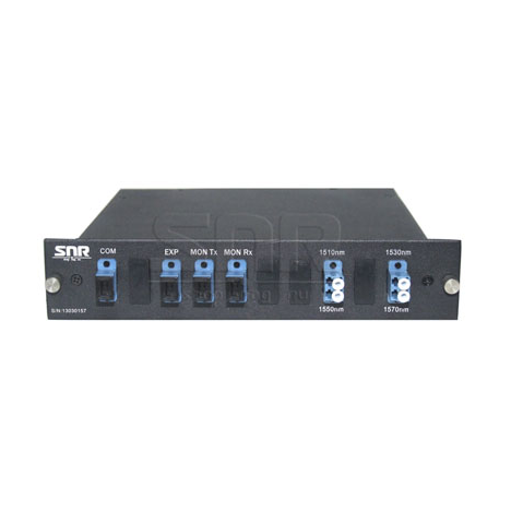 Мультиплексор CWDM одноволоконный 2-канальный, (trx:1550/1530, 1570/1510), Monitor, UPG