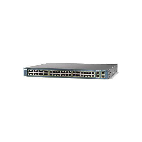 Коммутатор Cisco Catalyst WS-C3560-48PS-S (некондиция, 1 неисправный порт RJ-45, косметические повреждения)