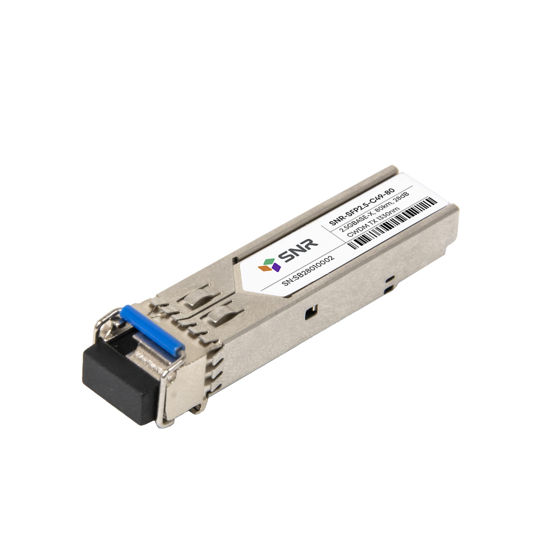Модуль SFP 2.5G CWDM оптический, дальность до 80км (28dB), 1490нм