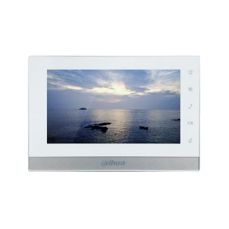IP монитор для видеодомофона Dahua DHI-VTH1550CH 7 дюймов, 10/100mb, 6 тревожных входов, поддержка PoE, поддержка SD карт (уценка)