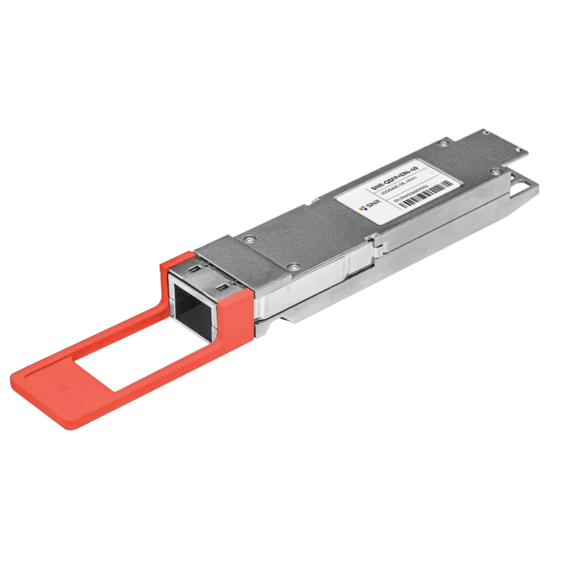 Двухволоконный модуль, QSFP+ 40GBASE-ER4, разъем LC, дальность до 40км