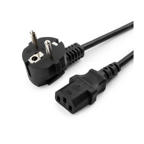 Кабель питания EU-Schuko/IEC320-C13, 220B, 10А, 1.8м