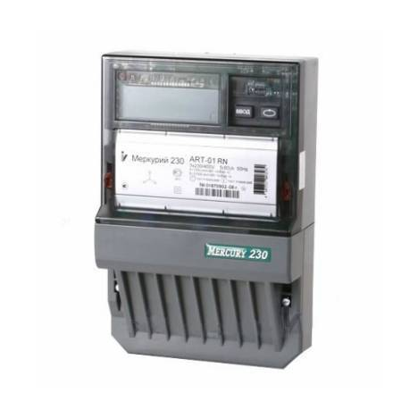 Счетчик Меркурий 230 АRT-01 С(R)N 5-60А, 1.0/2.0класс, многотарифный, CAN RS485, ЖКИ
