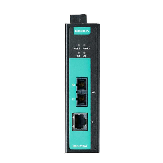 IMC-21GA-LX-SC Медиаконвертер Gigabit Ethernet 10/100/1000BaseTX в 100/1000Base SC (одномодовое оптоволокно) в металлическом корпусе
