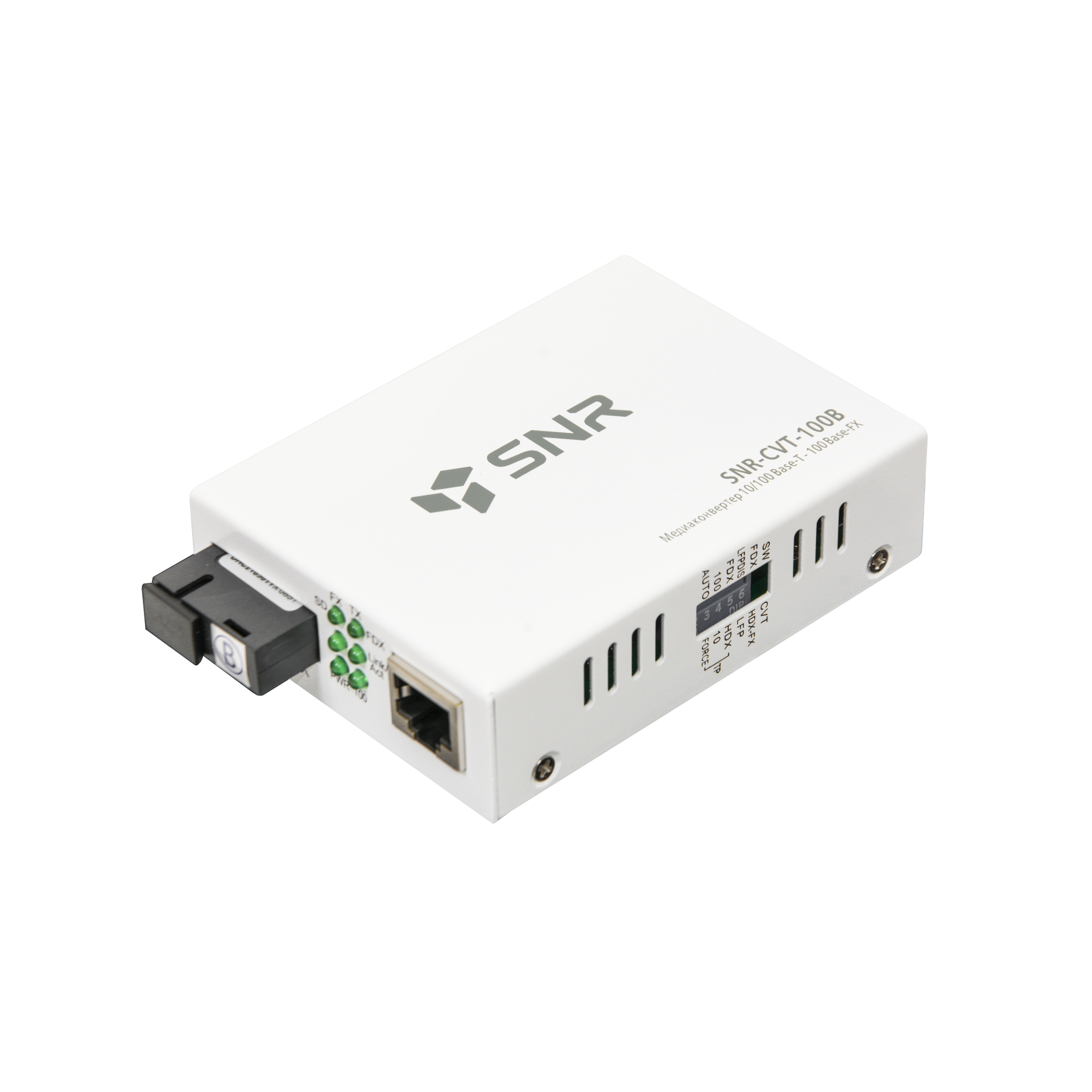 Медиаконвертер  10/100-Base-T / 100Base-FX, Tx/Rx: 1550/1310нм