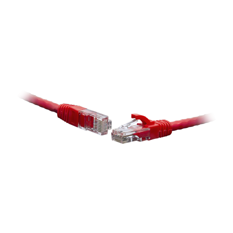 Коммутационный шнур F/UTP 4-х парный cat.5e 7.5м. PVC standart красный