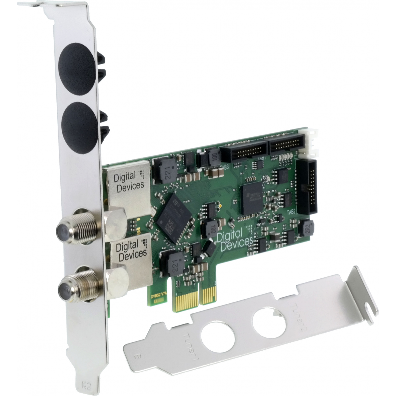 Карта 2-тюнерного приемника DVB-S2 DD Cine S2 V7A PCIe
