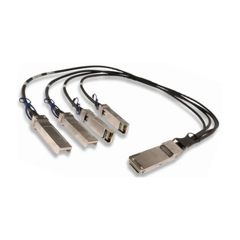 Модуль 40G QSFP-40G->4xSFP+ DAC,  дальность до 3м