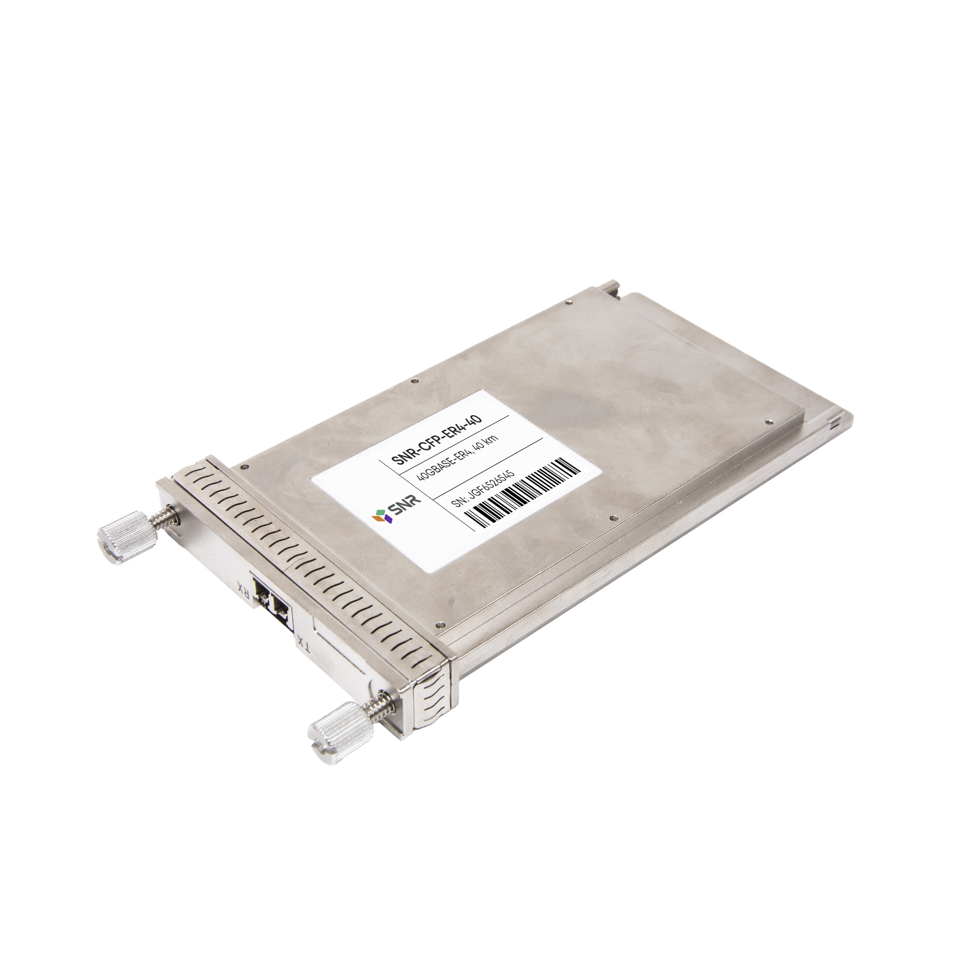 Двухволоконный модуль, CFP 40GBASE-ER4, разъем LC, дальность до 40км (18dB)