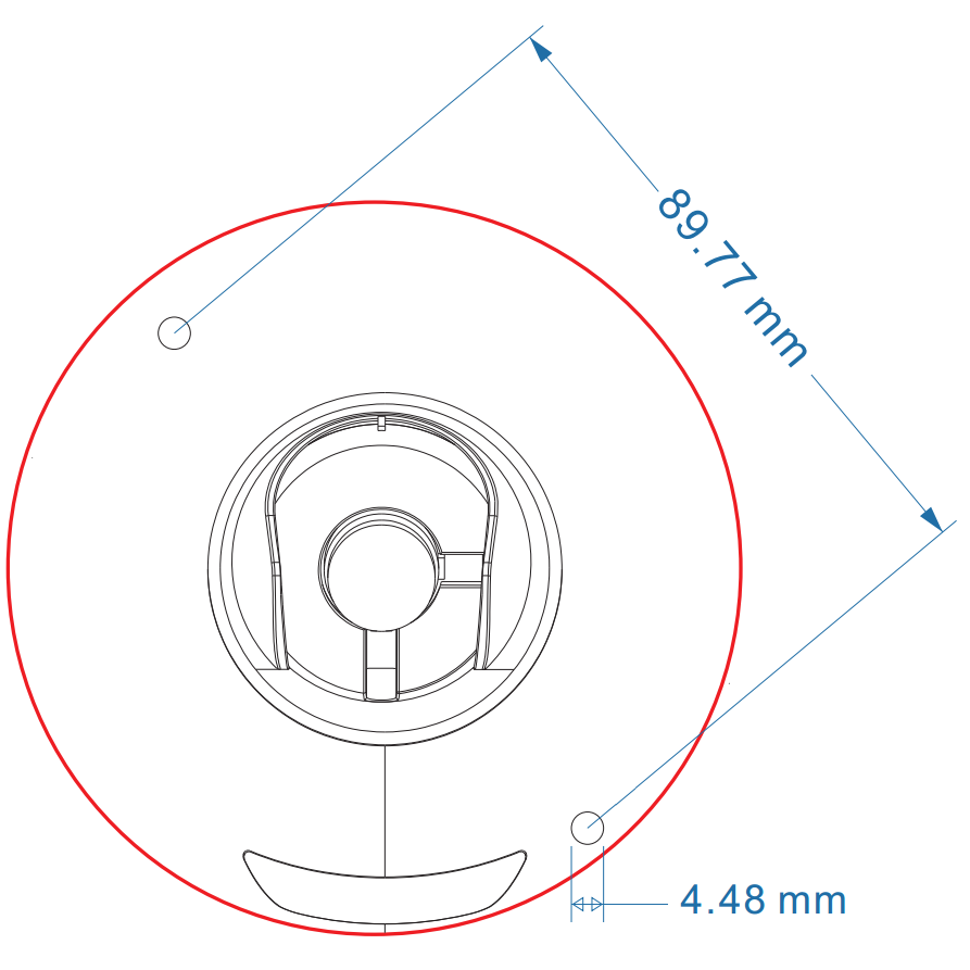 IP камера OMNY BASE miniDome4A-WD миникупольная 4Мп (2592x1520) 18к/с,  1.7мм, F2.0, 802.3af A/B, 12±1В DC, ИК до 15м, встр. микр, WDR 120dB