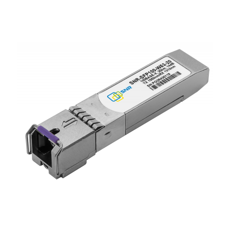  Модуль SFP WDM, дальность до  20км (12dB), 1550нм, 100Mb 