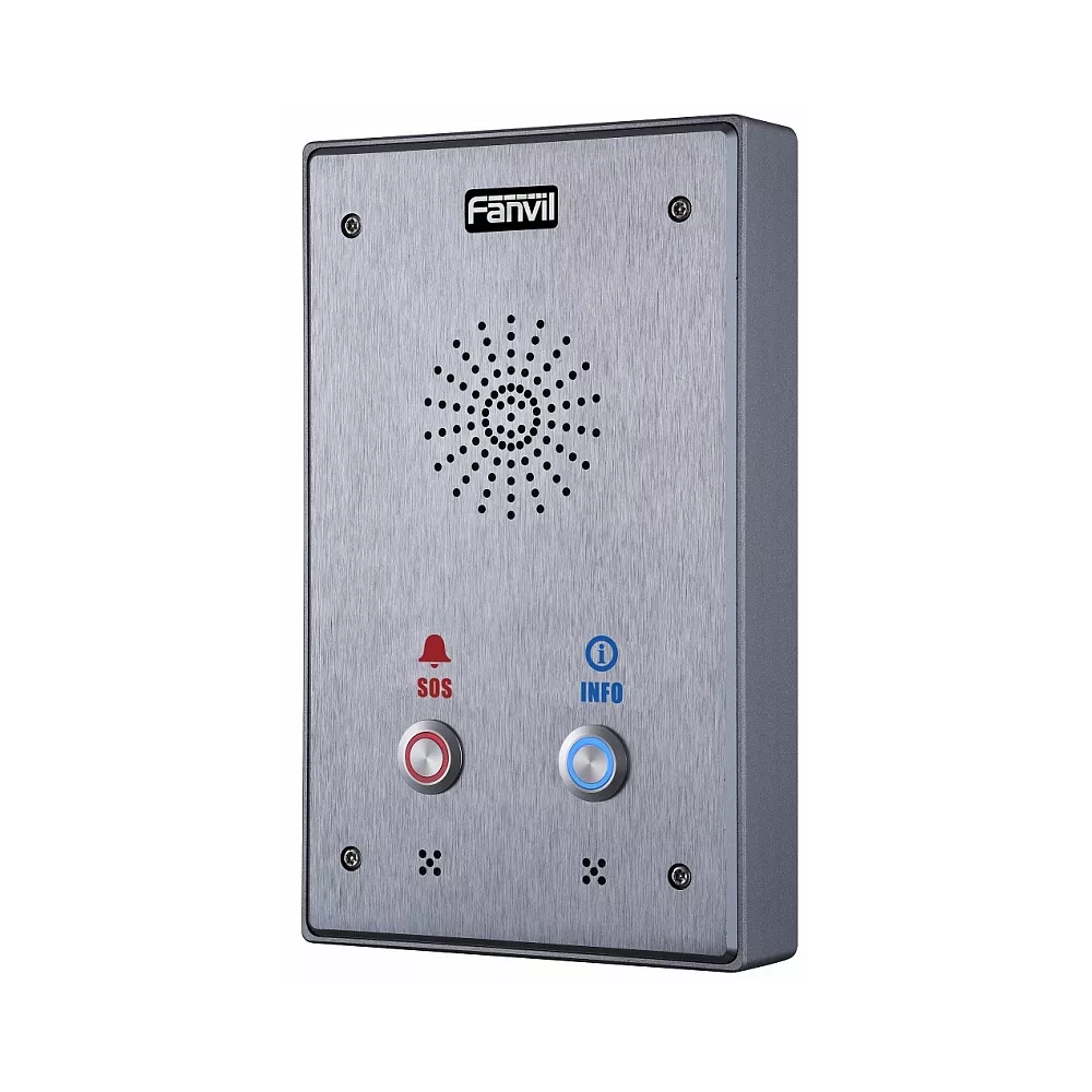 Fanvil i12-N-02P интерком, накладной, внешний, IP65, IK10, 2 кнопки
