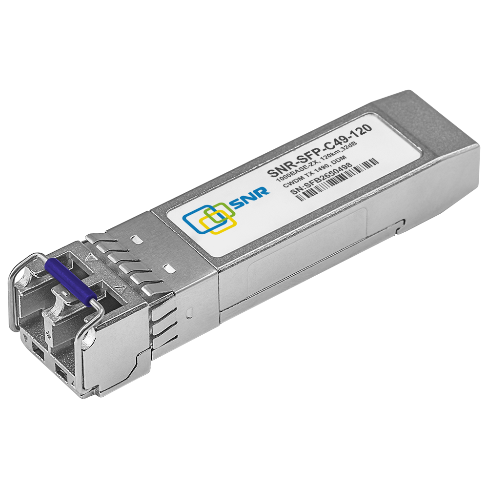 Модуль SFP CWDM оптический, дальность до 120км (32dB), 1490нм