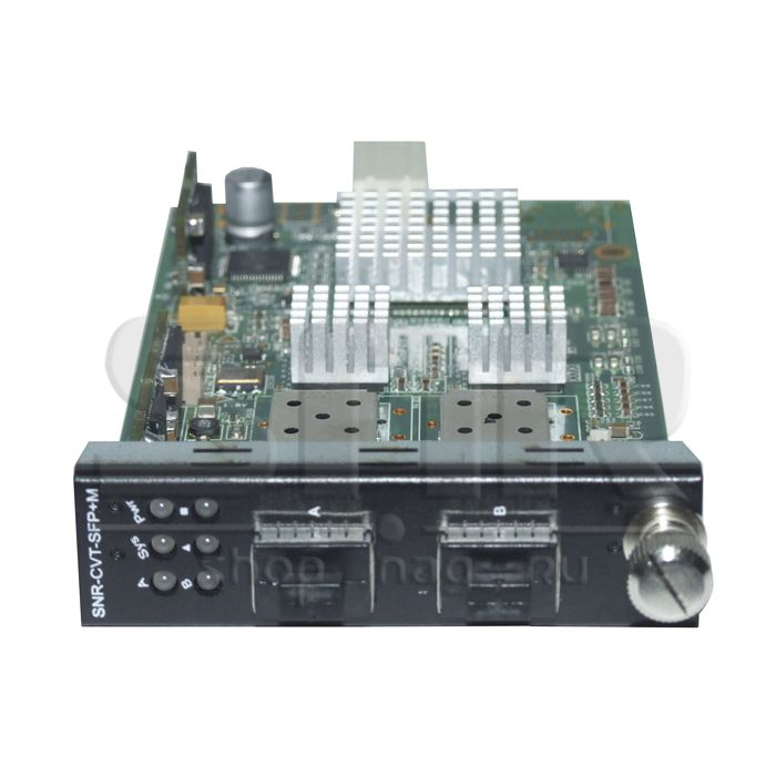 Медиаконвертерная карта SFP+/SFP+ 10G для установки в шасси SNR-CVT-CHASSIS-10G (КОМИССИОННЫЙ)