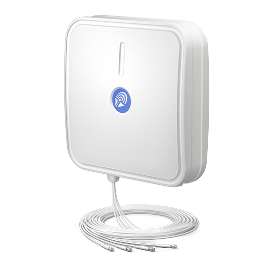 Секторная антенна QuPanel 5G/LTE MIMO 4x4, LTE/5G, 5м кабель, SMA разъём