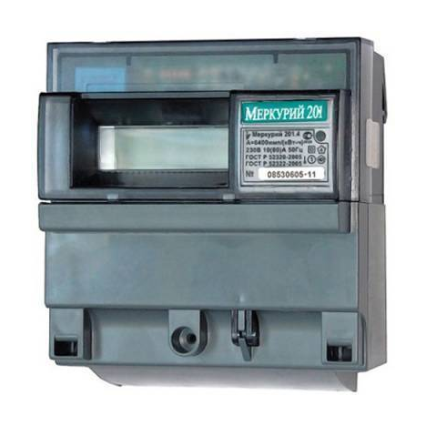 Счетчик Меркурий 201.2 1ф 5-60А 220В