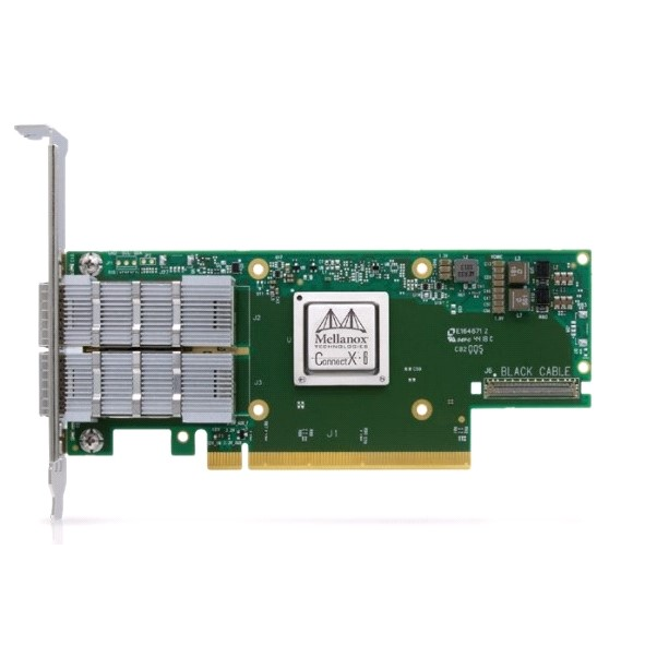 Сетевая карта Mellanox ConnectX-6 VPI, 2 порта 200Gb InfiniBand , QSFP56