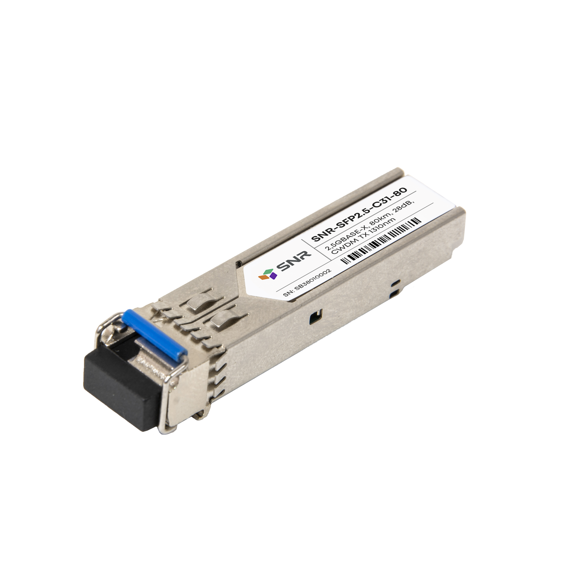 Модуль SFP 2.5G CWDM оптический, дальность до 80км  (28dB), 1310нм