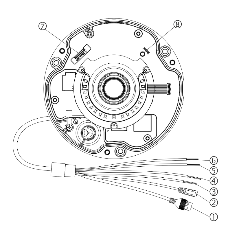 IP камера OMNY PRO M2L2F 27135 купольная 2Мп (1920×1080) 30к/с, 2.7-13.5мм мотор, F1.6, EasyMic, аудиовых., встр.микр., 802.3af A/B, 12±1В DC
