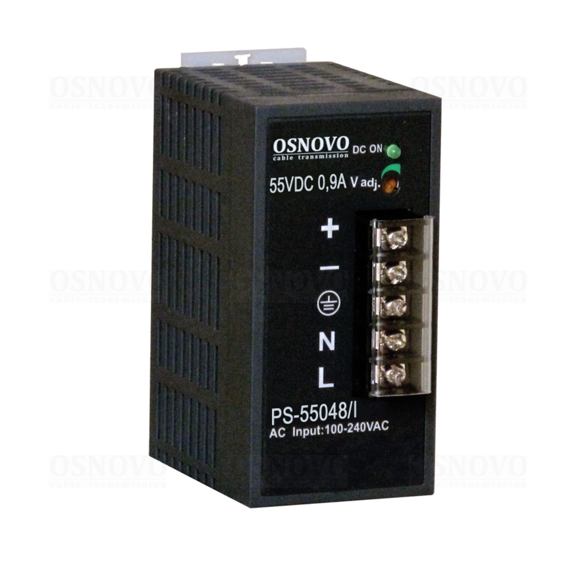 PS-55048/I, Промышленный блок питания. DC55V, 0,9A (48W). OSNOVO