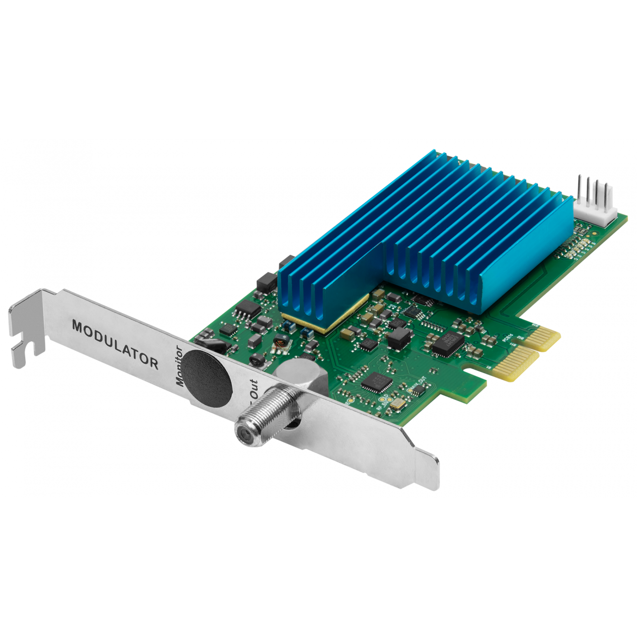 Карта 16-полосного QAM модулятора PCIe