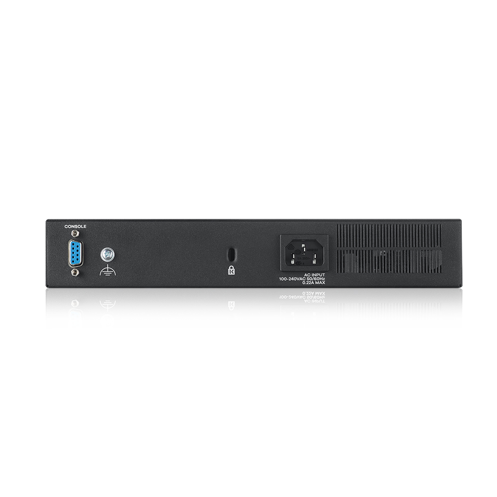 Коммутатор ZYXEL NebulaFlex Pro GS2220-10 Hybrid L2 Switch, rack 19 , 8xGE, 2xCombo (SFP / RJ-45), silent, standalone / cloud management