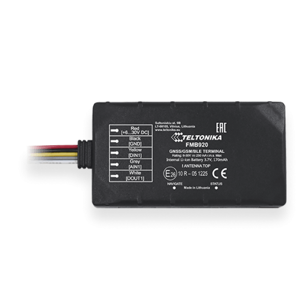 FMB920 GPS контроллер местонахождения и состояния транспорта