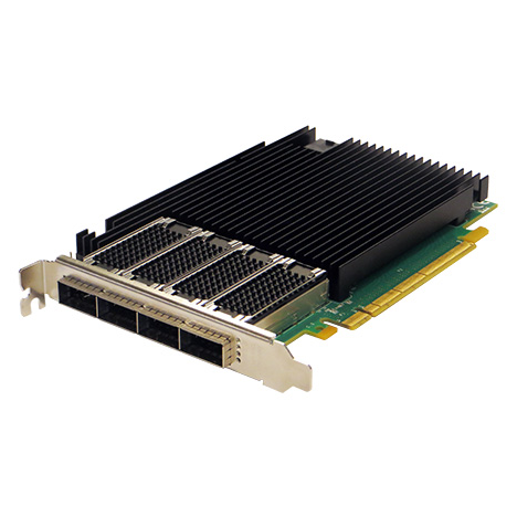 Сетевая карта 4 порта 40GBase-X (QSFP+, Intel XL710BM2), Silicom PE31640G4QI71-QX4