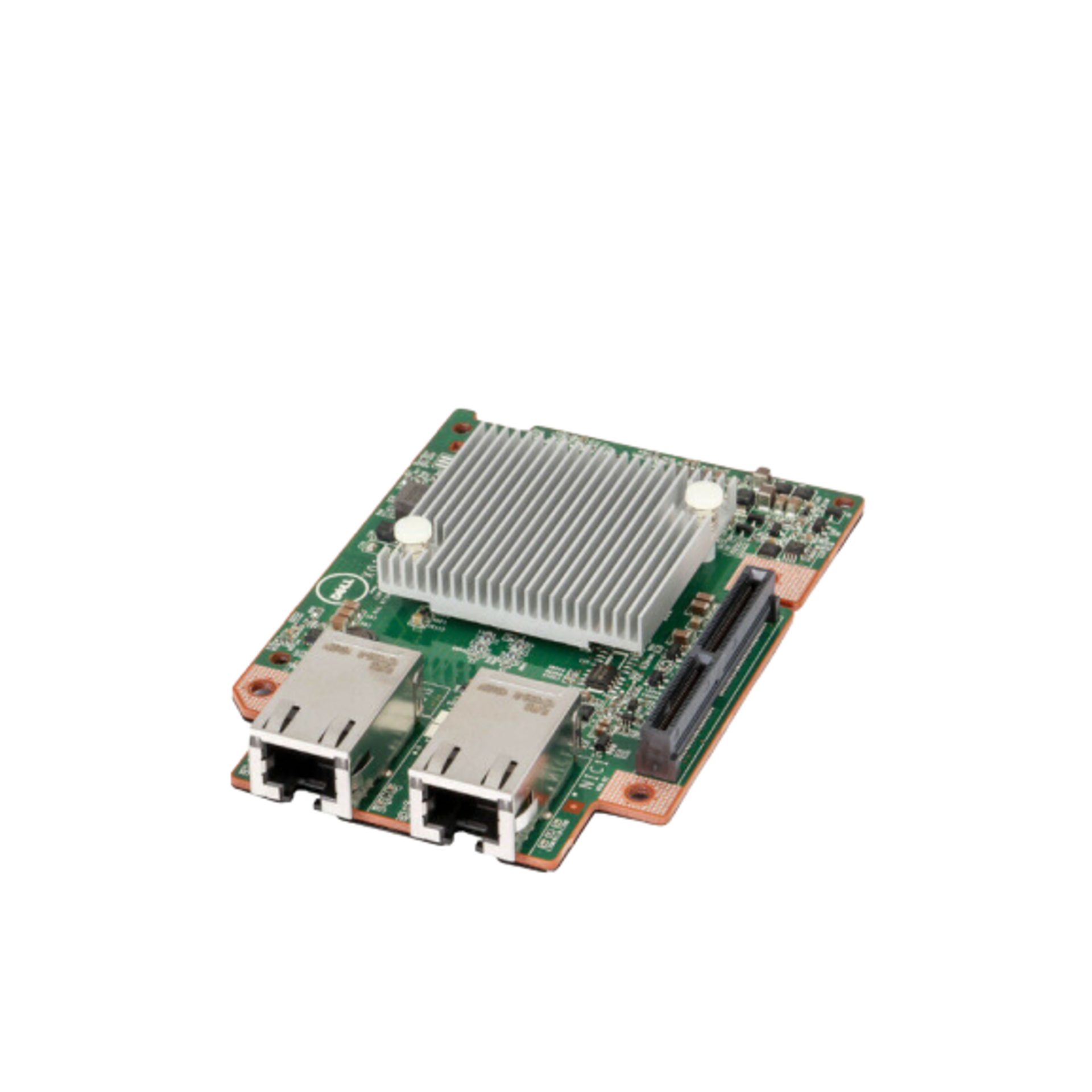 Сетевой mezzanine адаптер Dell, 2 порта 1000Base-T/10GBase-T для PowerEdge C6320