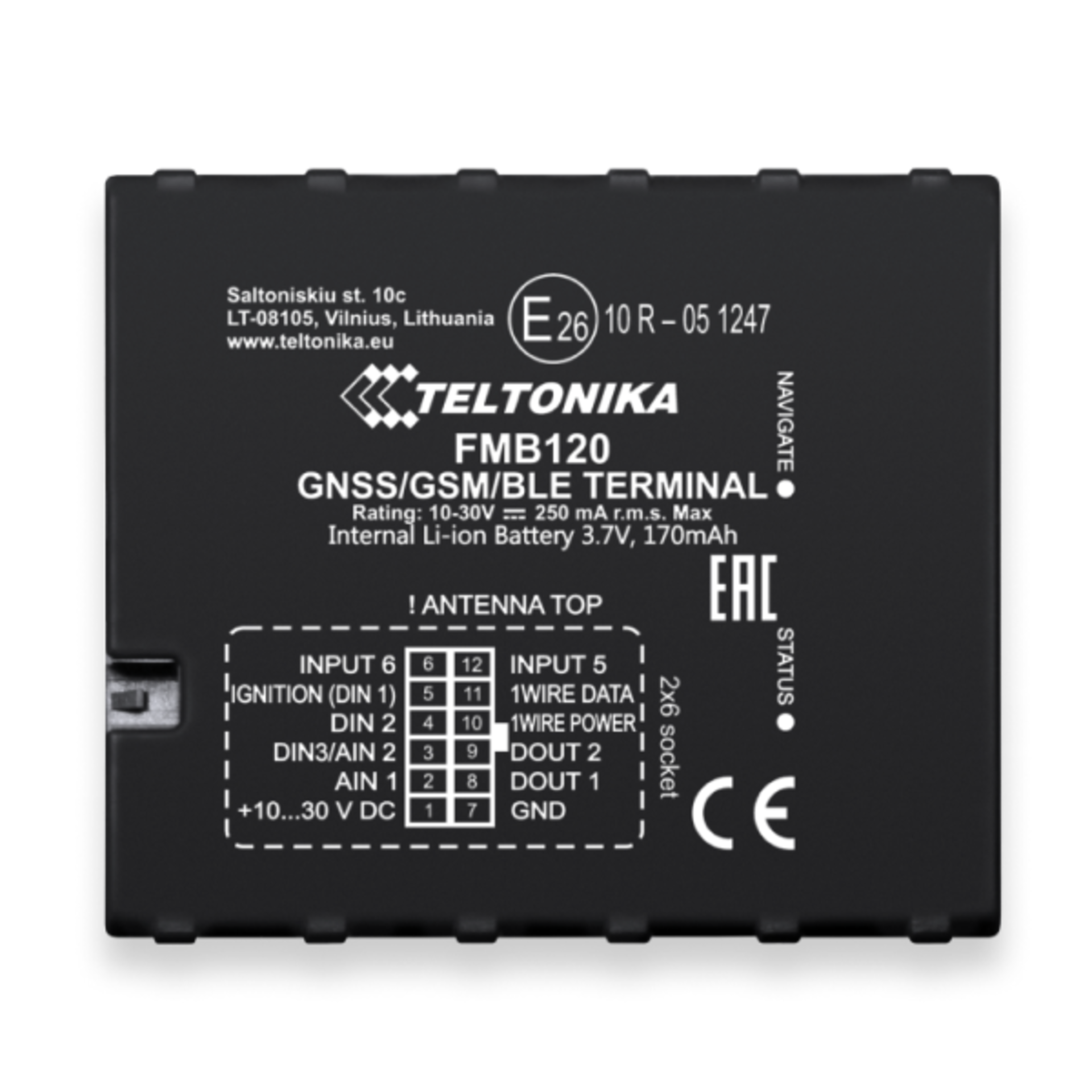 FMB110 GPS контроллер местонахождения и состояния транспорта