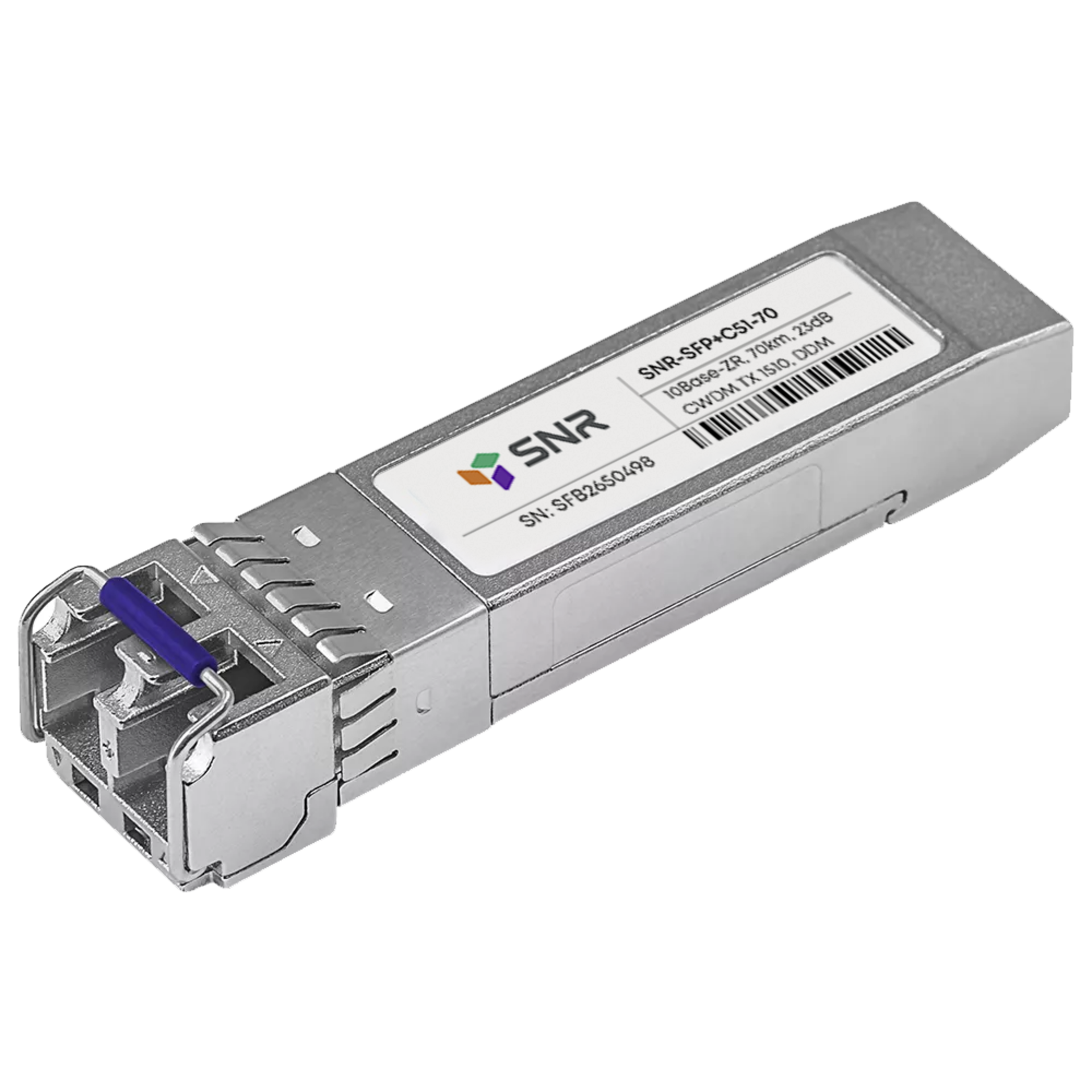 Модуль SFP+ CWDM оптический, дальность до 70км (23dB), 1510нм