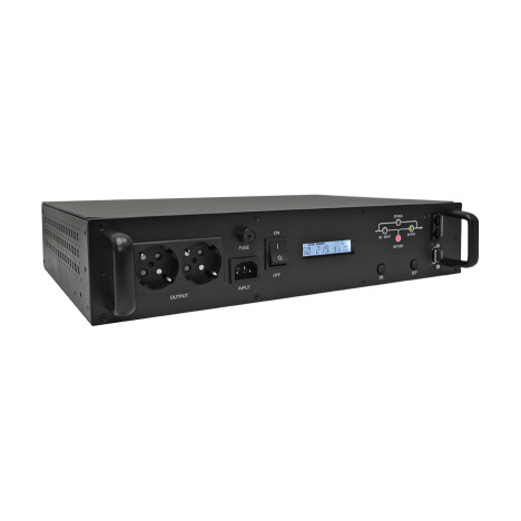 Источник бесперебойного питания Line-Interactive, 1000 VA, Rackmount LCD (чистый синус на выходе)
