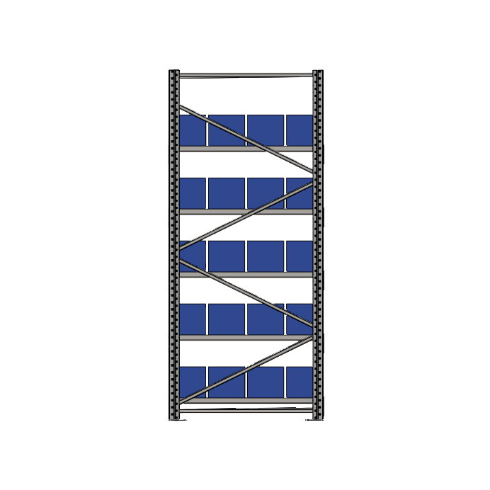 Аккумуляторный стеллаж 5 полок, 2498х686х1135мм (SNR-UPS-RACK-257012-5)