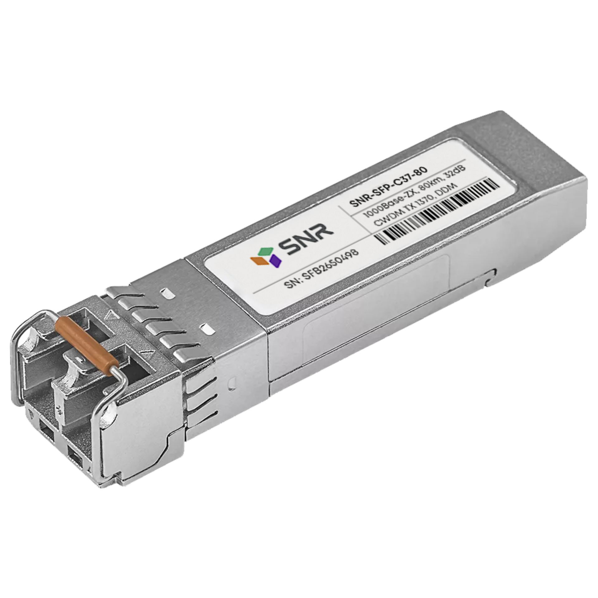 Модуль SFP CWDM оптический, дальность до 80км (32dB), 1370нм