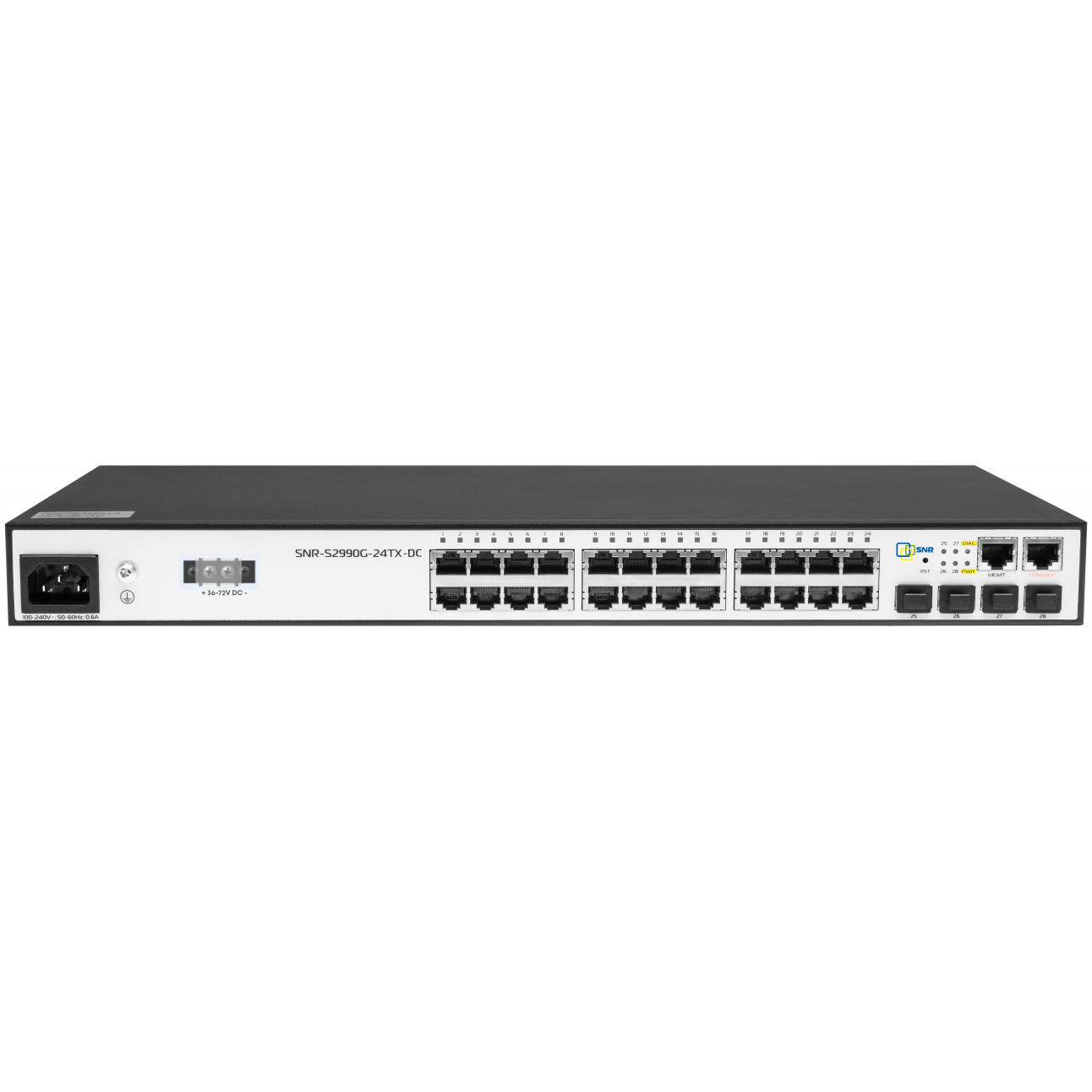 Управляемый коммутатор уровня 2+ SNR-S2990G-24TX-DC