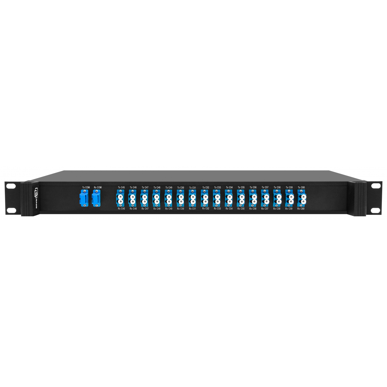 Мультиплексор DWDM двухволоконный 16-канальный, каналы 41~44, 46~49, 51~54, 56~59, 1U 19, пониженное затухание 