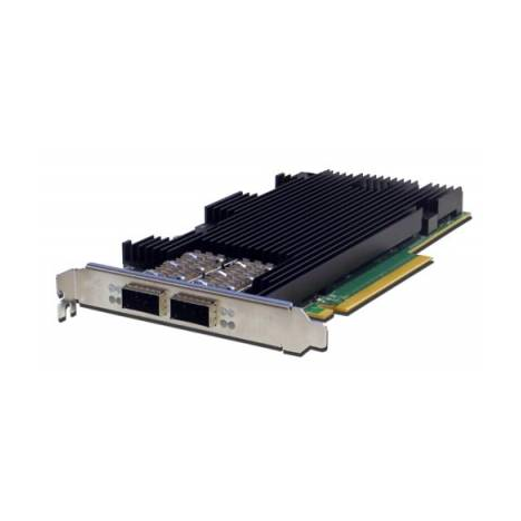 Сетевая карта 2 порта 10G/25G/40G/100GBaseX Content Director (QSFP28, Intel FM10420), Silicom PE3100G2DQiR-QX4 