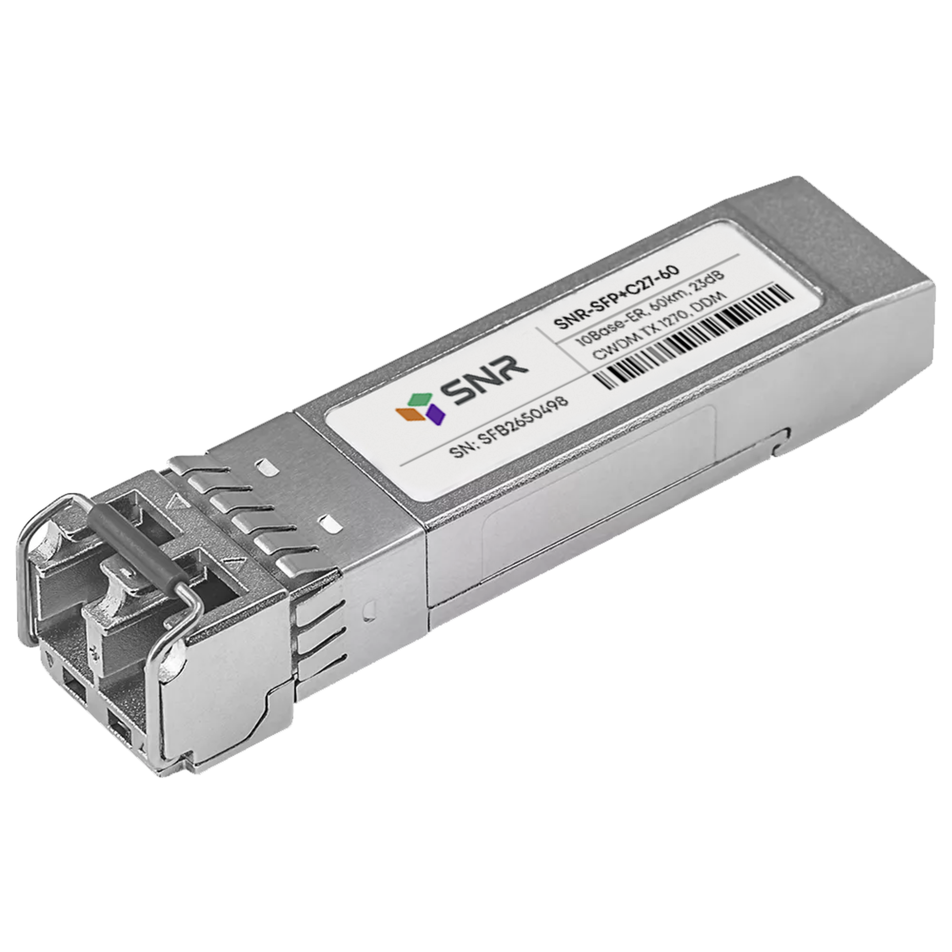 Модуль SFP+ CWDM оптический, дальность до 60км (23dB), 1270нм