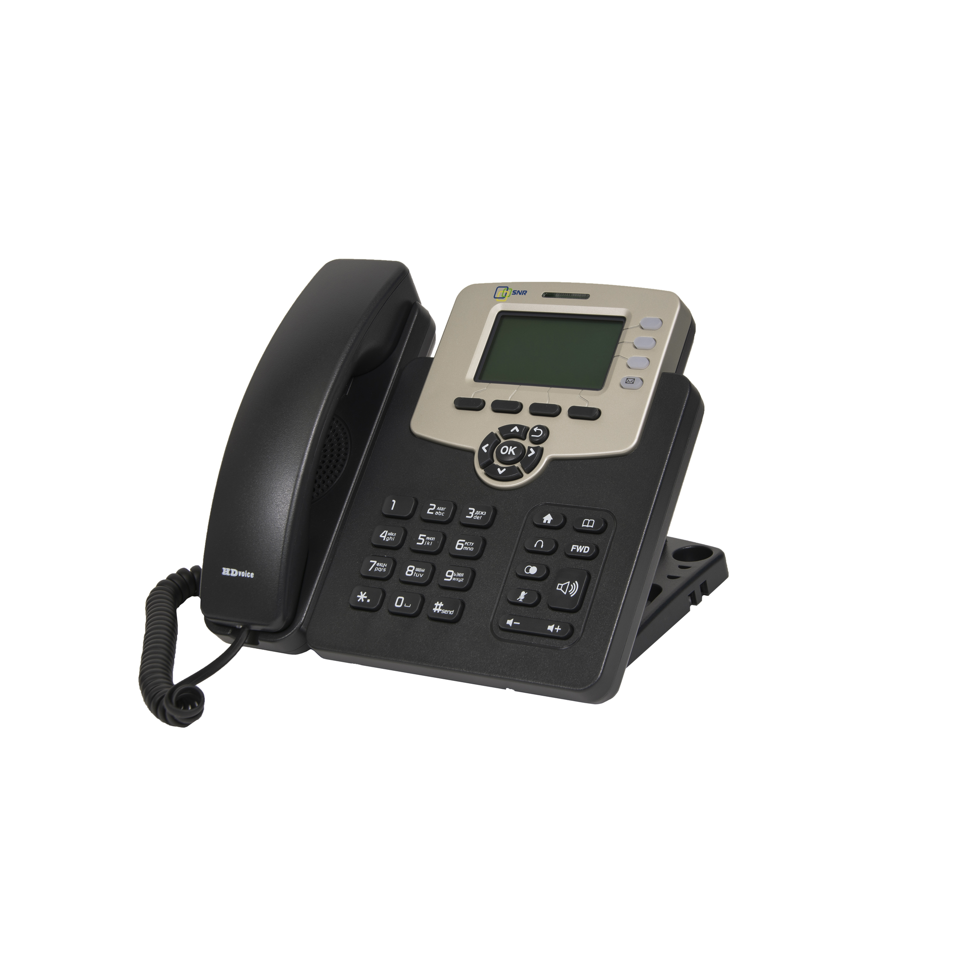 IP-телефон SNR-VP-53, поддержка PoE