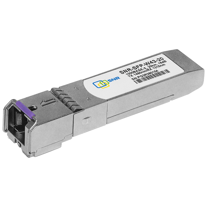 Модуль SFP WDM, дальность до  20км (12dB), 1490/1310nm