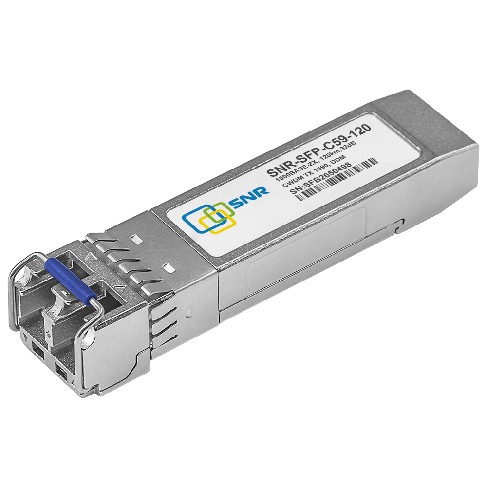 Модуль SFP CWDM оптический, дальность до 120км (32dB), 1590нм