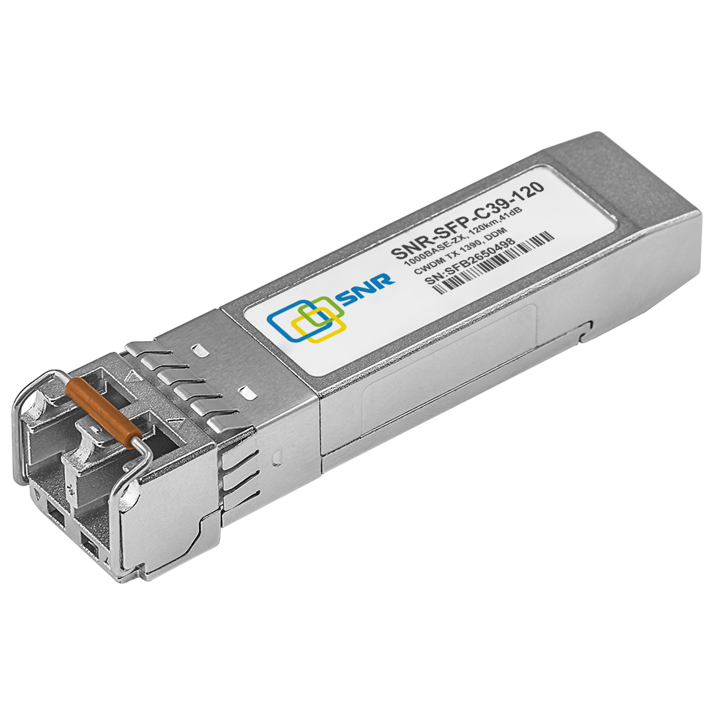 Модуль SFP CWDM оптический, дальность до 120км (41dB), 1390нм
