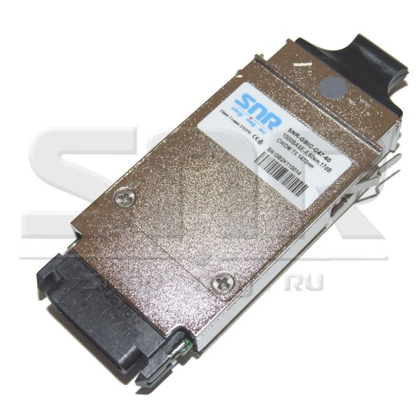 Модуль GBIC CWDM оптический, дальность до 60км (17dB), 1470нм