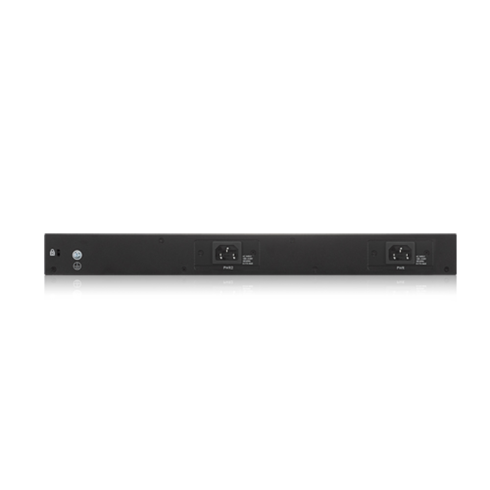 Коммутатор ZYXEL ZYXEL XGS4600-32F L3 Managed Switch, 24 port Gig SFP, 4 dual pers.  and 4x 10G SFP+, stackable, dual PSU