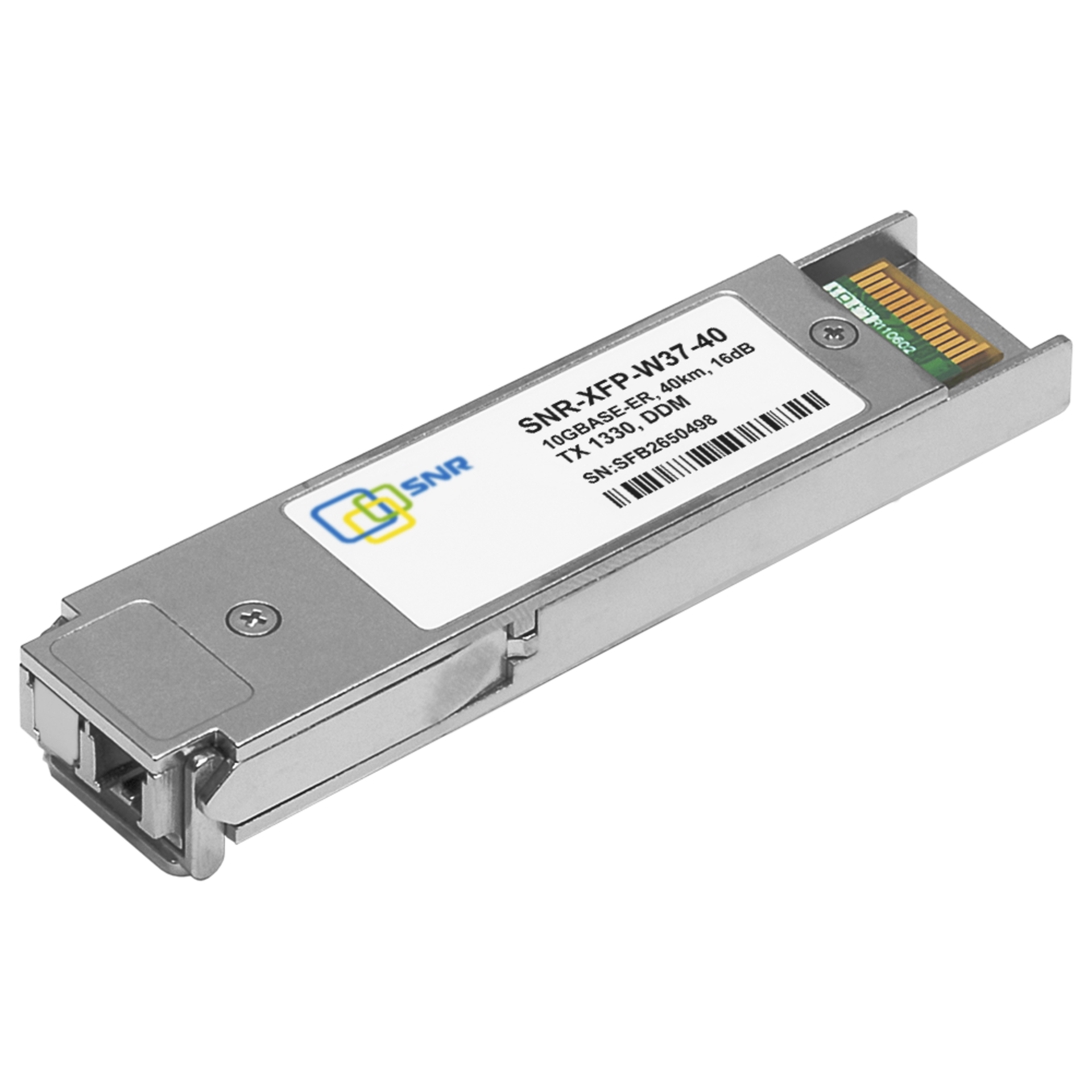 Модуль XFP WDM, дальность до 40км (16dB), 1330нм