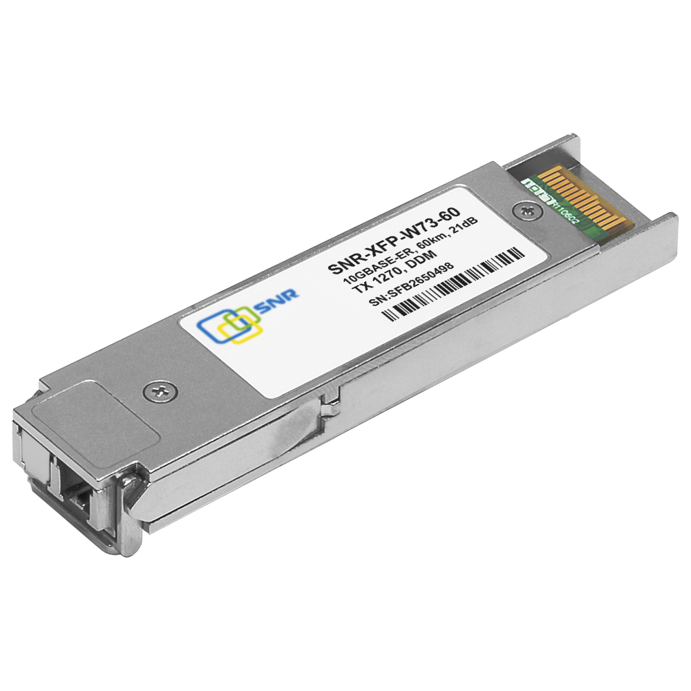 Модуль XFP WDM, дальность до 60км (21dB), 1270нм