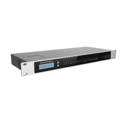 Grandstream UCM6308 - IP ATC. До 3000 абонентов/450 одновременных вызовов, до 300  участников в конф., 8xFXS, 8xFXO, 1xWAN, 1xLAN