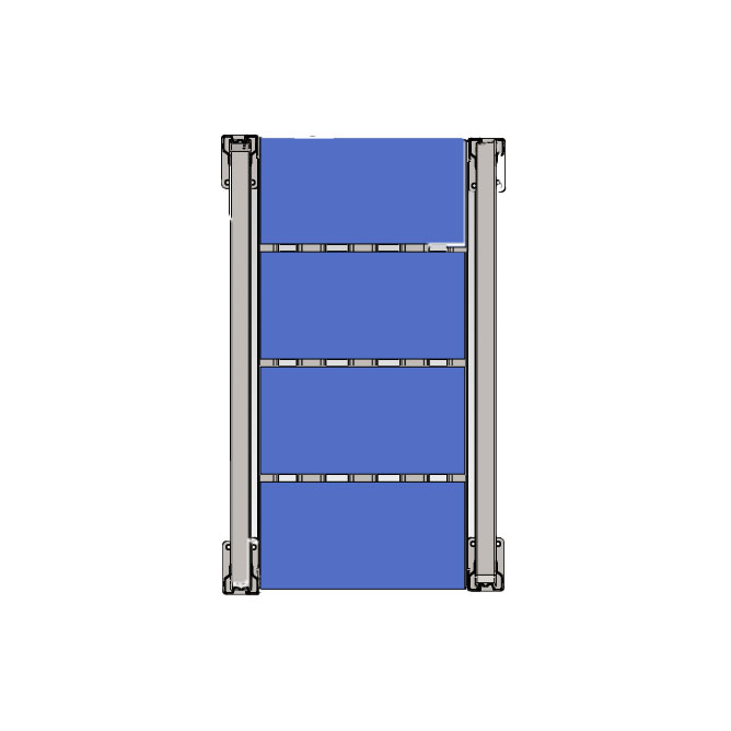Аккумуляторный стеллаж 5 полок, 2498х686х1135мм (SNR-UPS-RACK-257012-5)