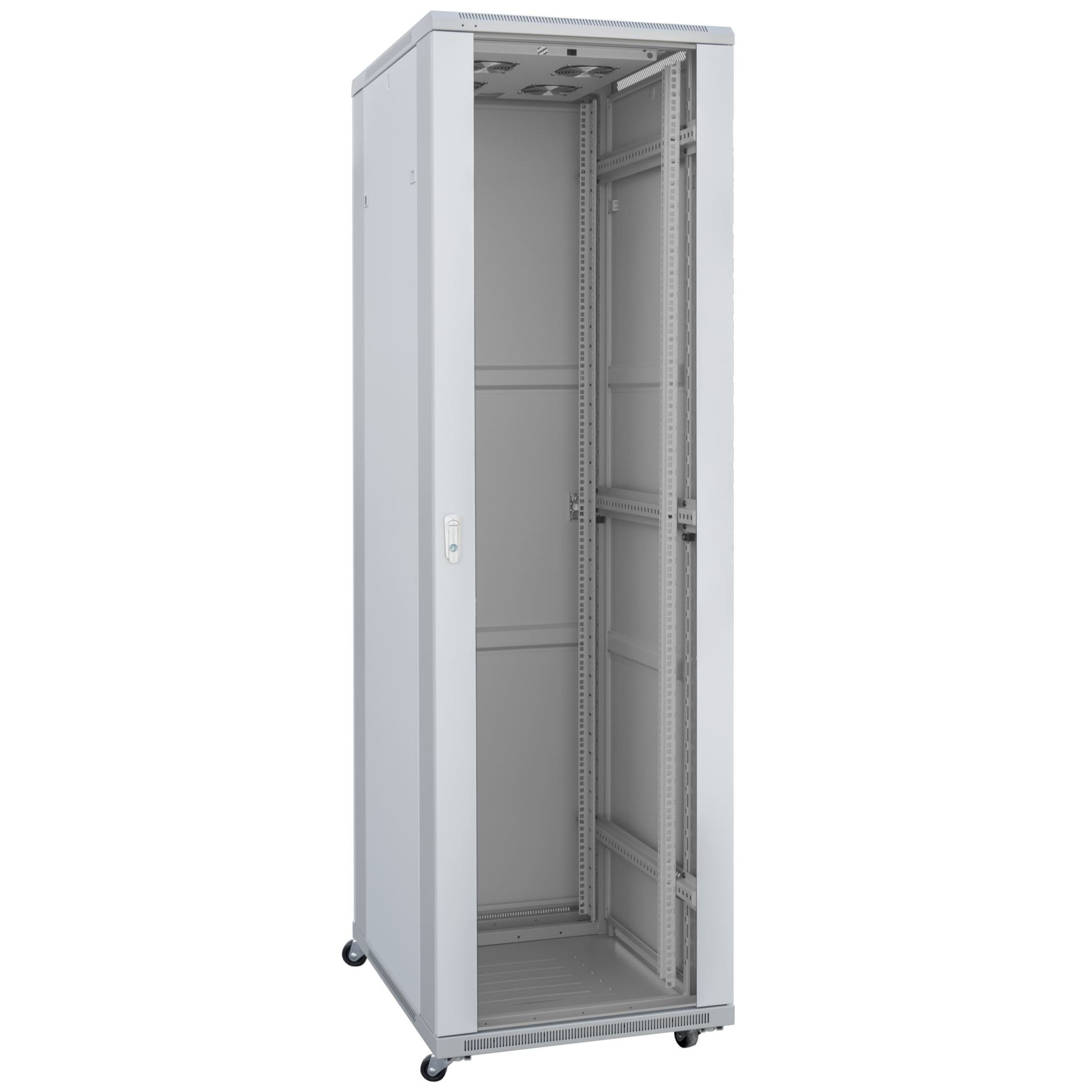 Шкаф телекоммуникационный напольный 42U 600x800мм, серия TFC (SNR-TFC-426080-GS-G)